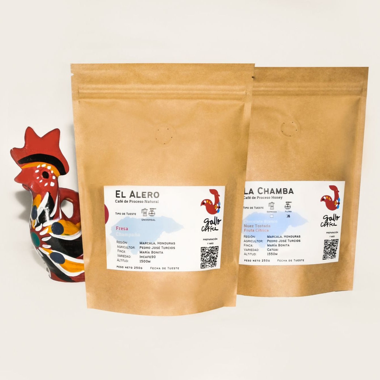 Pack de 2 cafés: La Chamba + El Alero